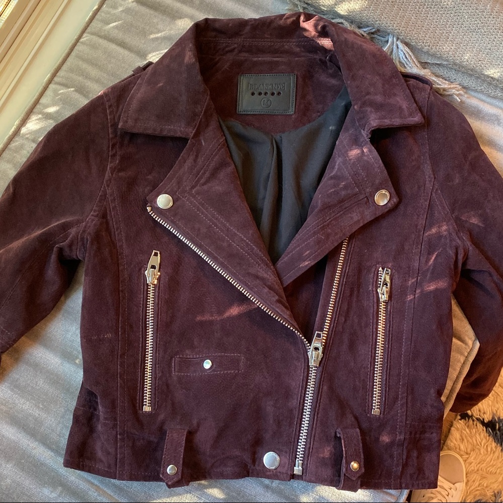 Beautiful suede Moto jacket